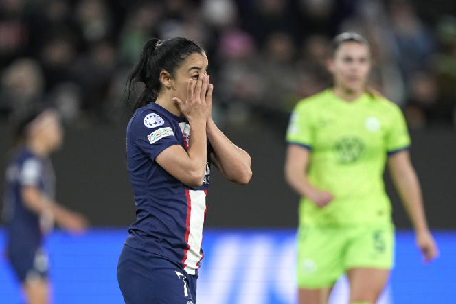 Sakina Karchaoui et ses coéquipières parisiennes ont été éliminées en quart de finale de la Ligue des champions. 