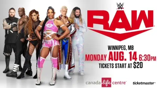 Lire la suite à propos de l’article Dernière actualité pour les fans  : La WWE de retour au Centre Vidéotron à Québec