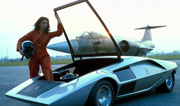 Le premier proto Stratos est inspiré d'une aile d'avion. Photo Lancia.